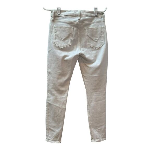 Hudson Jeans Nico Mid Rise Super Skinny Distressed Ankle Denim - Picture 3 of 8